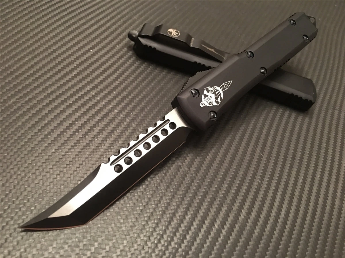 Microtech Ultratech Hellhound Black DLC 3 Microtech Ultratech Hellhound Black DLC