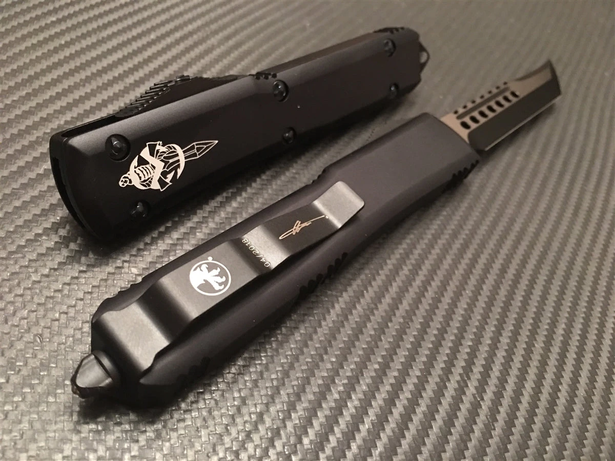 Microtech Ultratech Hellhound Black DLC 4 Microtech Ultratech Hellhound Black DLC - Image 2