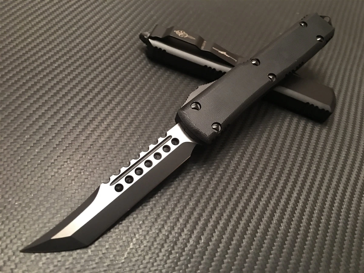 Microtech Ultratech Hellhound Tanto Black G10 Standard 3 Microtech Ultratech Hellhound Tanto Black G10 Standard