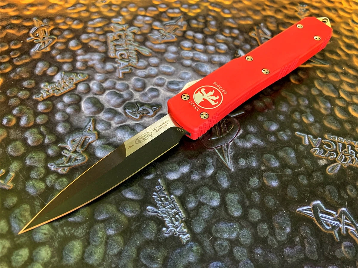 Microtech Ultratech Bayonet Standard Red (Flat Chassis) 3 Microtech Ultratech Bayonet Standard Red (Flat Chassis)
