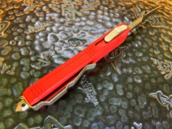 Microtech Ultratech Bayonet Standard Red (Flat Chassis) 7 Microtech Ultratech Bayonet Standard Red (Flat Chassis) -Southern Blades MT120 1RDFLAT 4