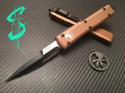 Microtech Ultratech Bayonet Part Serrated Tan