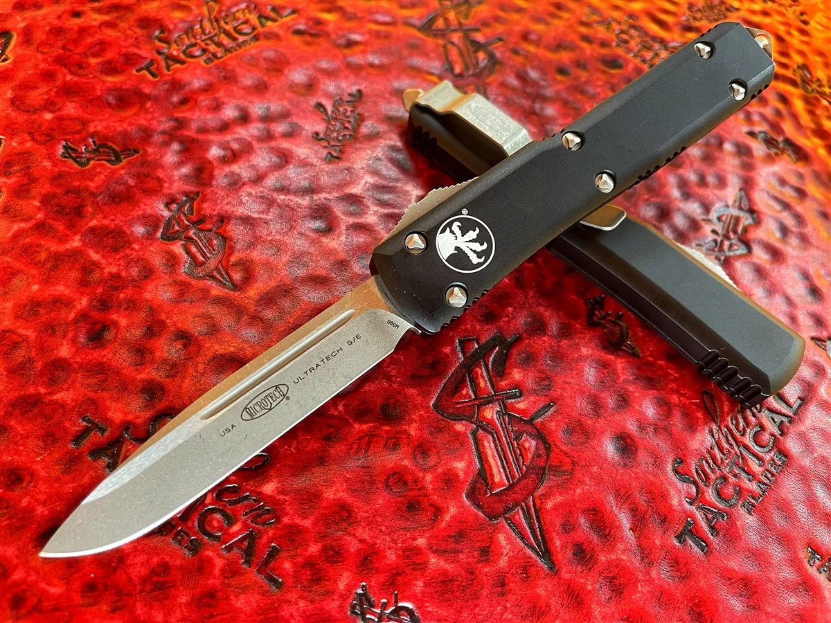 Microtech Ultratech OTF Automatic Knife Single Edge Apocalyptic Standard 3 Microtech Ultratech OTF Automatic Knife Single Edge Apocalyptic Standard