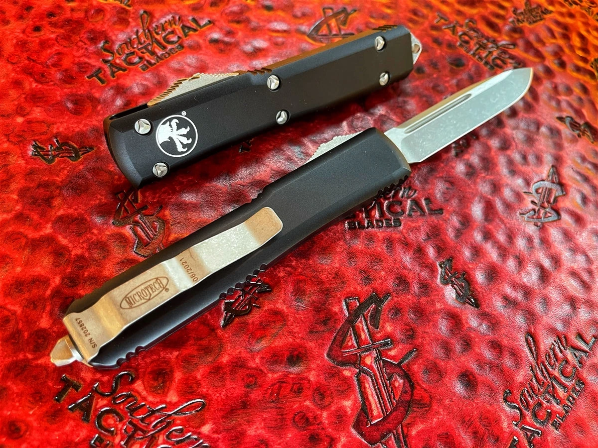 Microtech Ultratech OTF Automatic Knife Single Edge Apocalyptic Standard 4 Microtech Ultratech OTF Automatic Knife Single Edge Apocalyptic Standard - Image 2