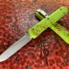 Microtech Ultratech Single Edge Stonewashed Standard Zombie -Southern Blades MT121 10z 2