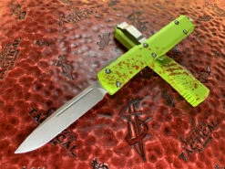 Microtech Ultratech Single Edge Stonewashed Standard Zombie