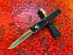 Microtech Ultratech OTF Automatic Knife Single Edge Bronzed Apocalyptic Standard