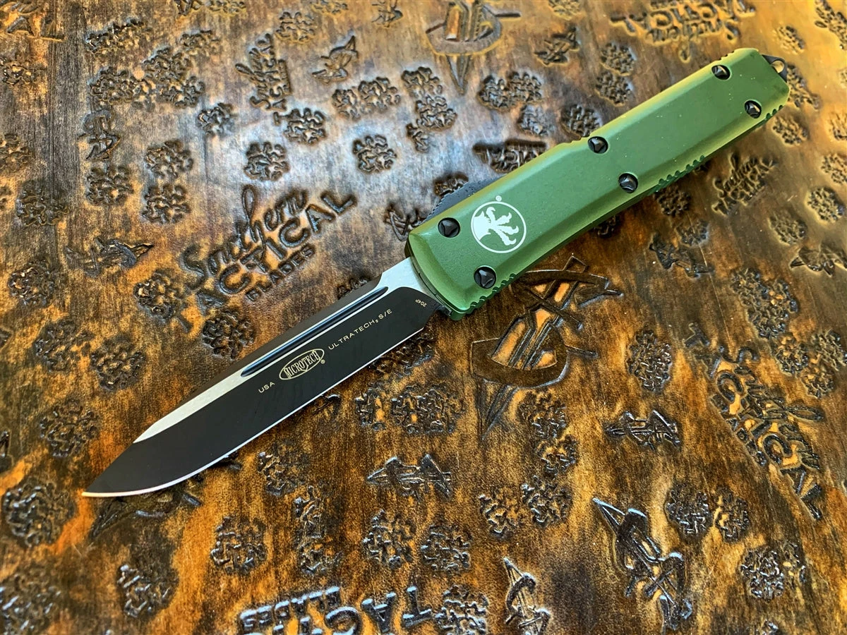 Microtech Ultratech Single Edge Standard OD Green 3 Microtech Ultratech Single Edge Standard OD Green