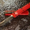 Microtech Ultratech OTF Automatic Knife Single Edge Standard Red