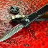 Microtech Ultratech OTF Automatic Knife Double Edge Stonewashed Partially Serrated