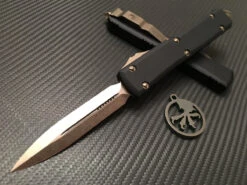 Microtech Ultratech Double Edge Bronzed Standard Black G10