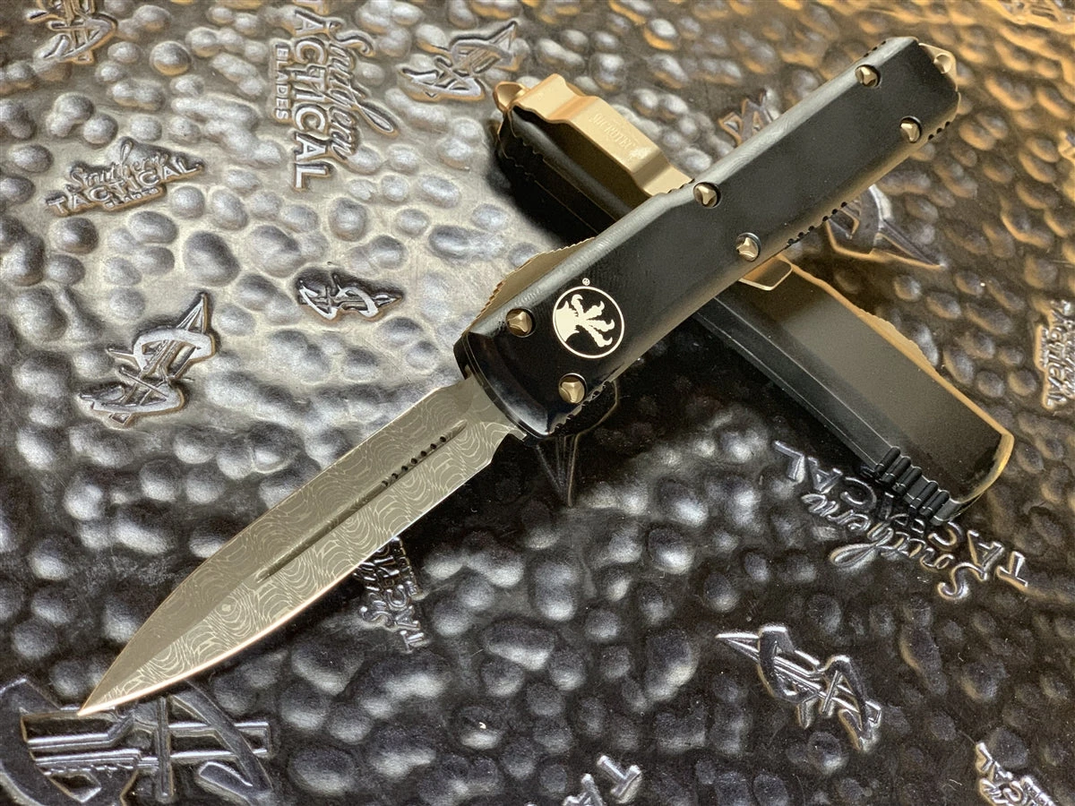 Microtech Ultratech Double Edge Damascus Standard 3 Microtech Ultratech Double Edge Damascus Standard