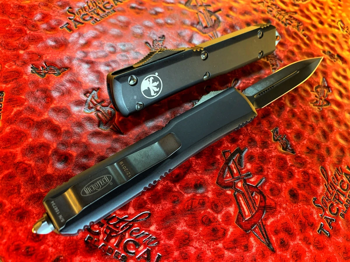 Microtech Ultratech Double Edge DLC Tactical Standard DLC Accents 4 Microtech Ultratech Double Edge DLC Tactical Standard DLC Accents - Image 2