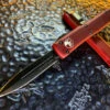 Microtech Ultratech Double Edge DLC Standard DLC Accents Merlot 2 Microtech Ultratech Double Edge DLC Standard DLC Accents Merlot -Southern Blades MT122 1DLCTMR 2