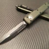 Microtech Ultratech Double Edge Part Serrated Black OD Green 2 Microtech Ultratech Double Edge Part Serrated Black OD Green -Southern Blades MT122 2OD 2