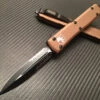 Microtech Ultratech Double Edge Part Serrated Tan