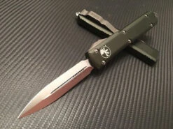 Microtech Ultratech Double Edge Satin Standard OD Green
