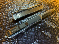 Microtech Ultratech Double Edge Double Full Serrated Distressed Black Tactical 6 Microtech Ultratech Double Edge Double Full Serrated Distressed Black Tactical -Southern Blades MT122 D3DBKT 3