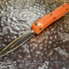Microtech Ultratech Double Edge Double Full Serrated Orange -Southern Blades MT122 D3OR 2
