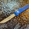 Microtech Ultratech Tanto Part Serrated Apocalyptic Blue -Southern Blades MT123 11APBL 2
