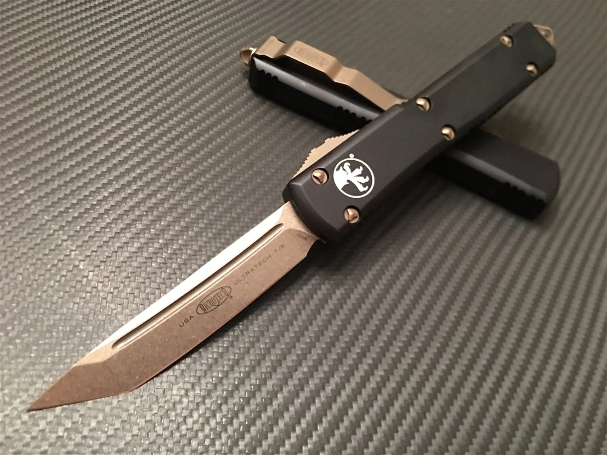 Microtech Ultratech Tanto Bronzed Standard 3 Microtech Ultratech Tanto Bronzed Standard