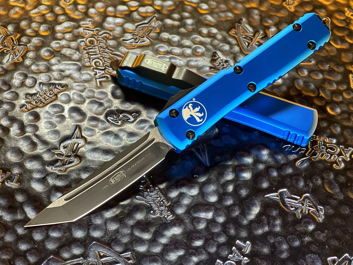 Microtech Ultratech Tanto Standard Blue 3 Microtech Ultratech Tanto Standard Blue