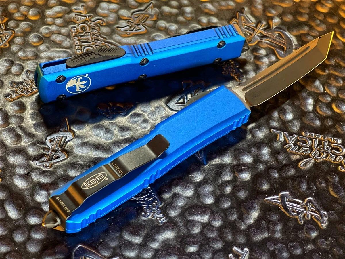 Microtech Ultratech Tanto Standard Blue 4 Microtech Ultratech Tanto Standard Blue - Image 2