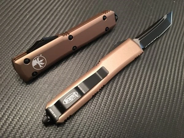 Microtech Ultratech Tanto Part Serrated Tan 4 Microtech Ultratech Tanto Part Serrated Tan - Image 2