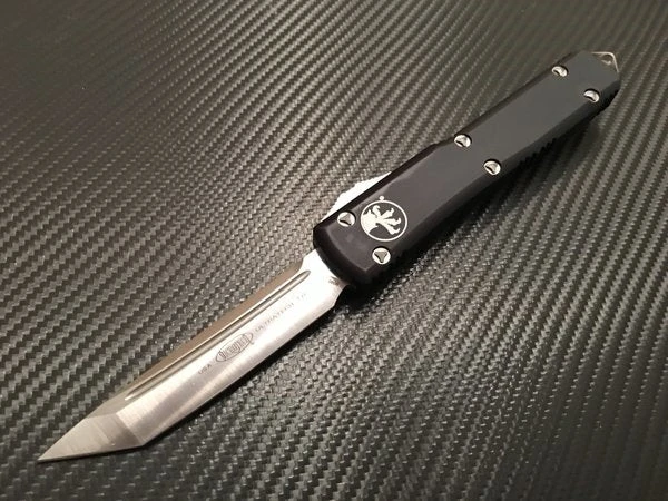 Microtech Ultratech OTF Automatic Knife Tanto Satin Standard 3 Microtech Ultratech OTF Automatic Knife Tanto Satin Standard