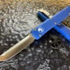 Microtech Ultratech Tanto Satin Standard Blue
