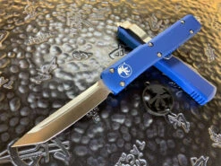 Microtech Ultratech Tanto Satin Standard Blue