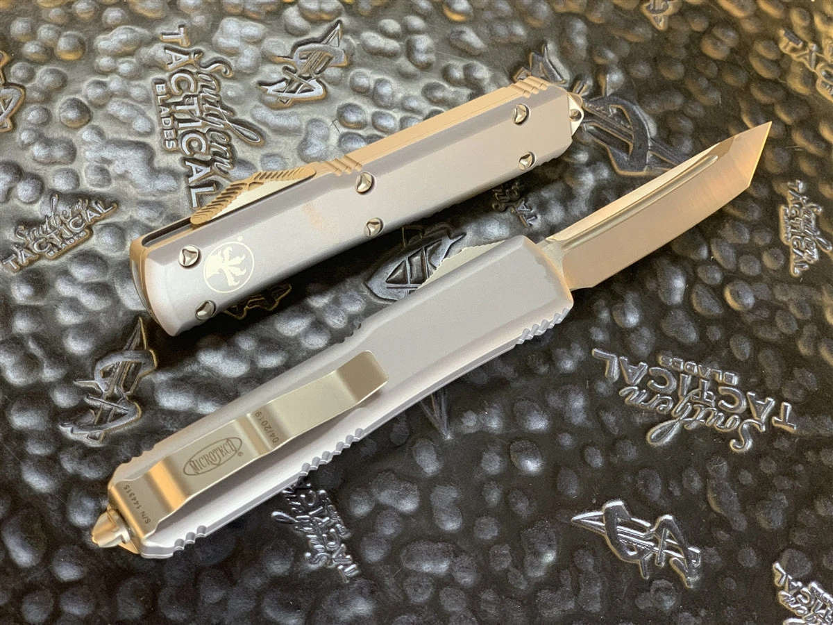 Microtech Ultratech Tanto Satin Standard Grey 4 Microtech Ultratech Tanto Satin Standard Grey - Image 2