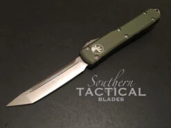 Microtech Ultratech Tanto Satin Standard OD Green
