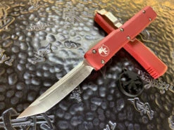 Microtech Ultratech Tanto Satin Standard Red