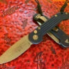 Microtech LUDT Single Edge Bronzed Apocalyptic Standard
