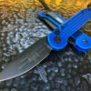 Microtech LUDT Single Edge Standard Blue