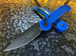 Microtech LUDT Single Edge Standard Blue