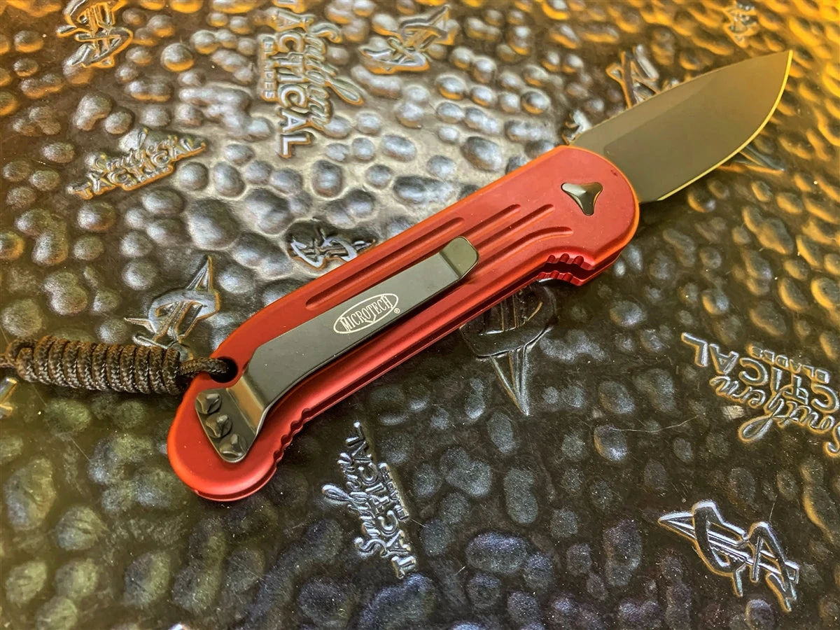 Microtech LUDT Single Edge Standard Merlot 4 Microtech LUDT Single Edge Standard Merlot - Image 2