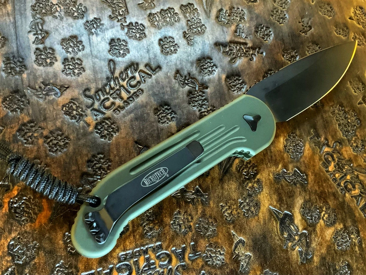 Microtech LUDT Single Edge Standard OD Green 4 Microtech LUDT Single Edge Standard OD Green - Image 2