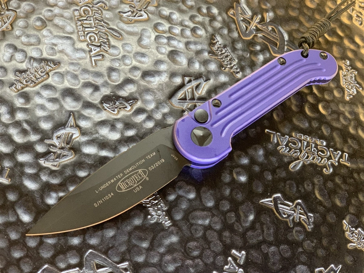 Microtech LUDT Single Edge Standard Purple 3 Microtech LUDT Single Edge Standard Purple
