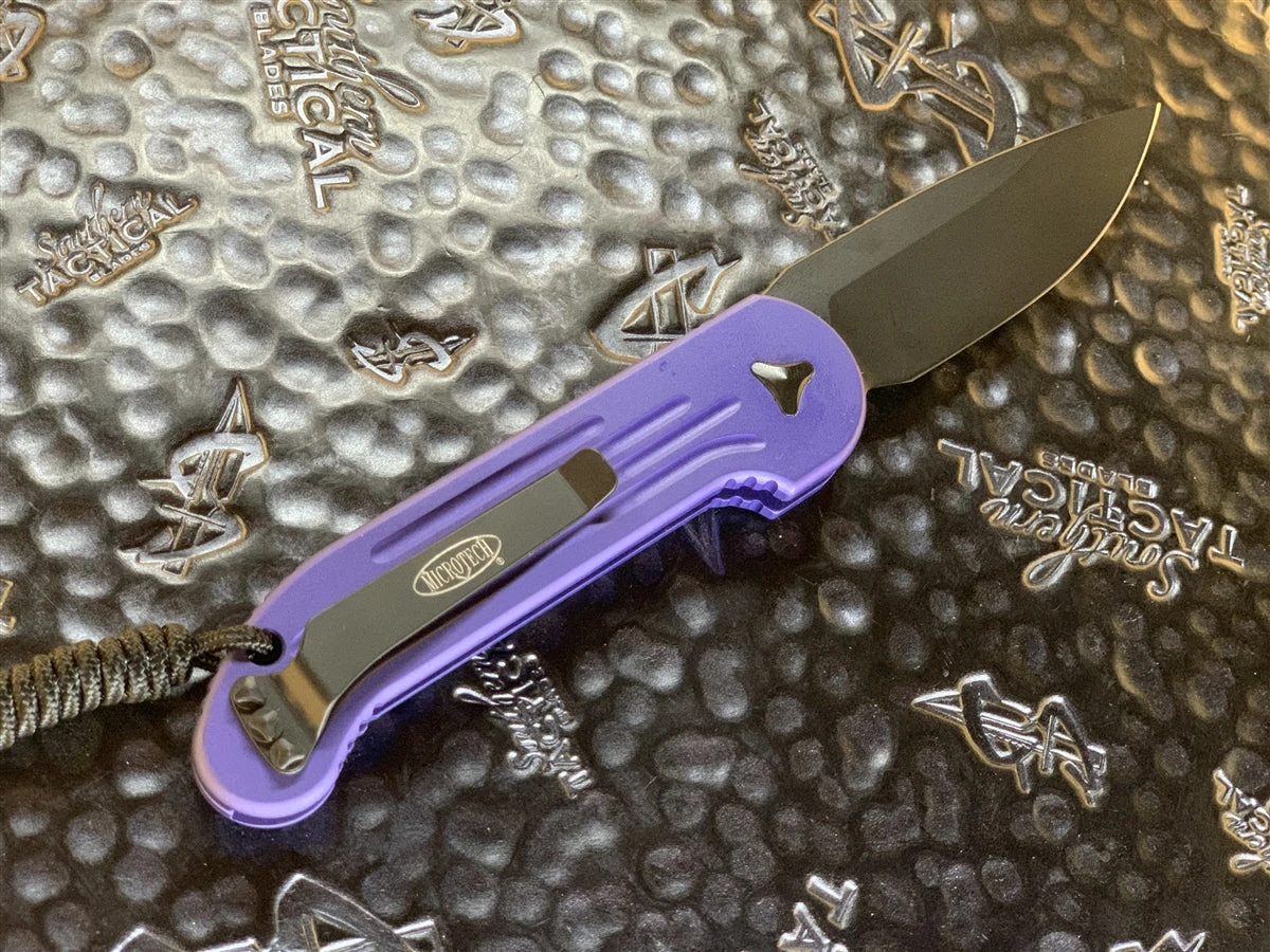 Microtech LUDT Single Edge Standard Purple 4 Microtech LUDT Single Edge Standard Purple - Image 2