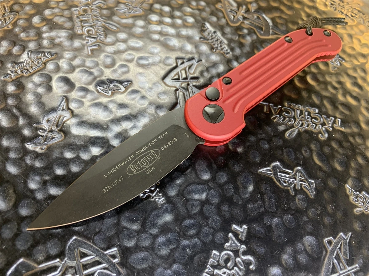 Microtech LUDT Single Edge Red Standard 3 Microtech LUDT Single Edge Red Standard