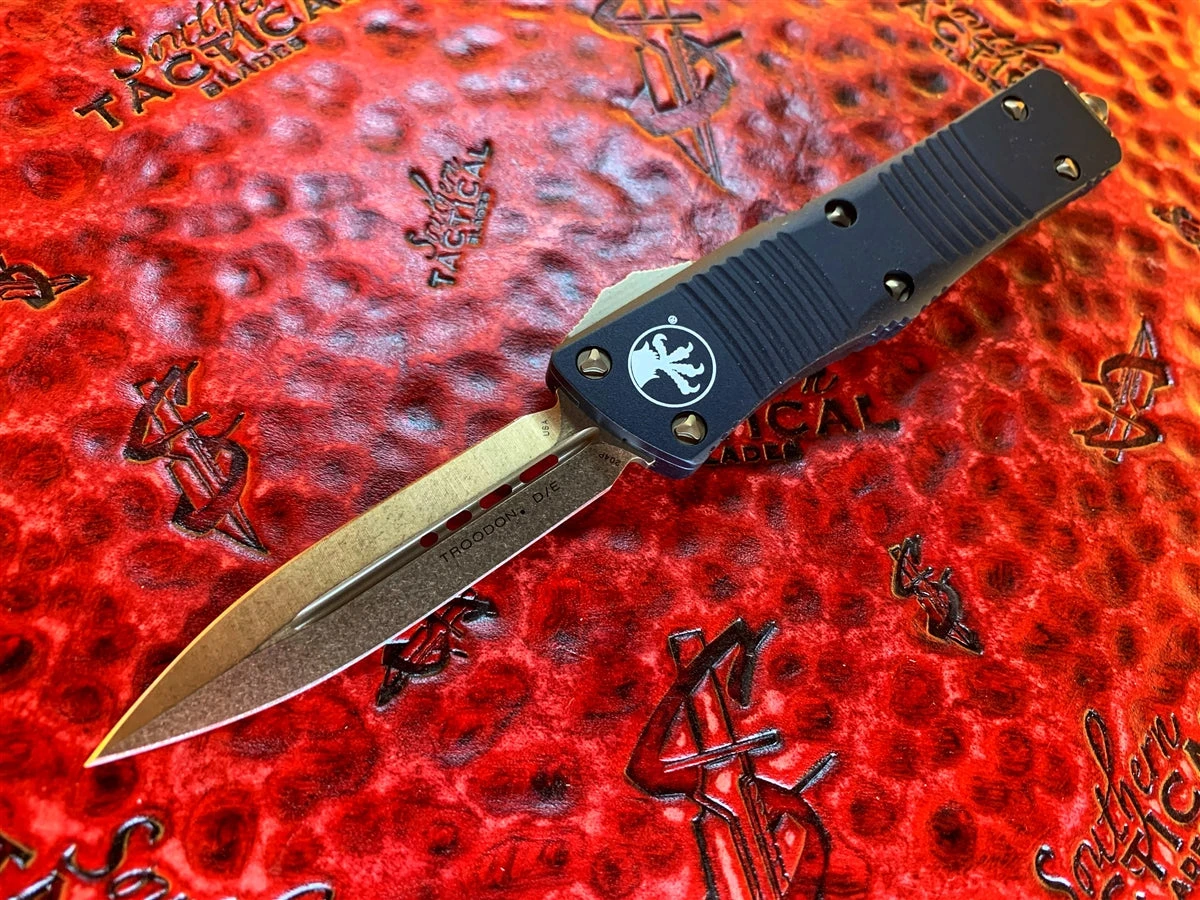 Microtech Troodon Double Edge Bronzed Standard 3 Microtech Troodon Double Edge Bronzed Standard