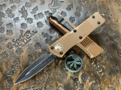 Microtech Troodon Double Edge Standard Tan