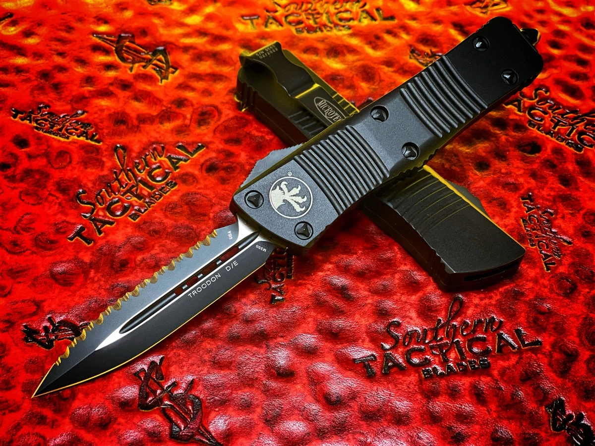 Microtech Troodon Double Edge Full Serrated Tactical 3 Microtech Troodon Double Edge Full Serrated Tactical