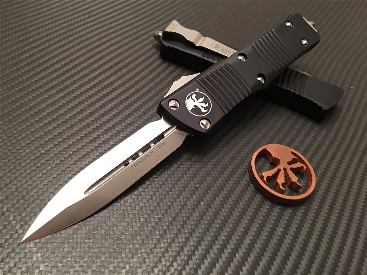 Microtech Troodon Double Edge Satin Standard 3 Microtech Troodon Double Edge Satin Standard
