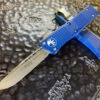 Microtech Troodon Single Edge Apocalyptic Standard Blue