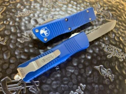 Microtech Troodon Single Edge Apocalyptic Standard Blue -Southern Blades MT139 10APBL 3