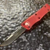 Microtech Troodon Single Edge Part Serrated Red