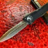 Microtech Combat Troodon Double Edge Full Serrated Stonewashed 1 Microtech Combat Troodon Double Edge Full Serrated Stonewashed -Southern Blades MT142 12 2